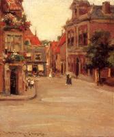 Chase, William Merritt - The Red Roofs of Haarlem aka A Street in Holland